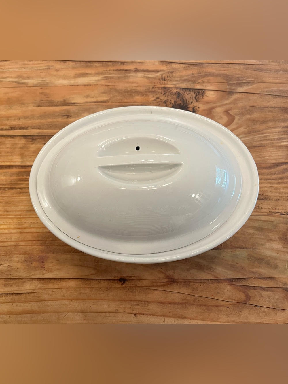 Pillivuyt Porcelain Baking Dish Large Oval Covered Casserole Tureen #5